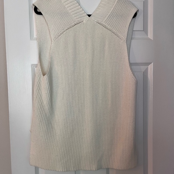 H&M Off-White Ribbed Knit Vest - Picture 5 of 5